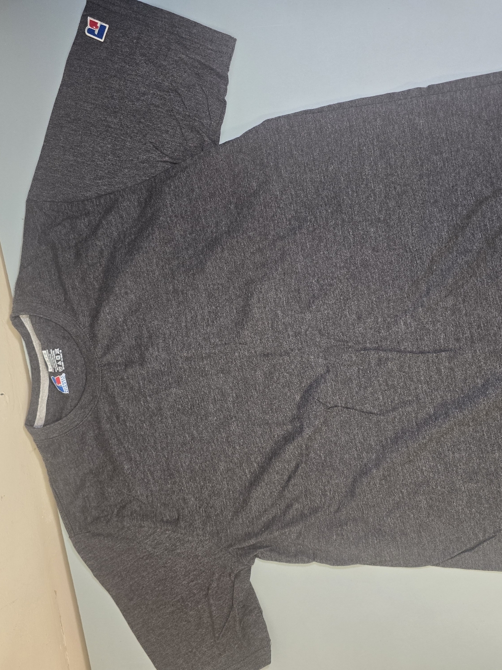 Russell Athletic Dark Heather Gray Short Sleeve Crew Tee